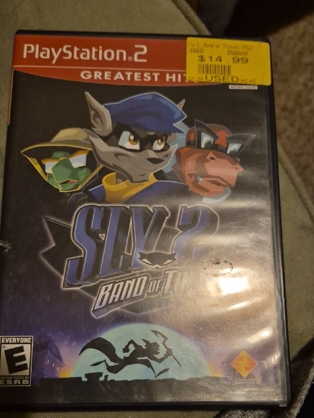 Sony PlayStation 2 Sly 2: Band of Thieves — Black & Blue Cover